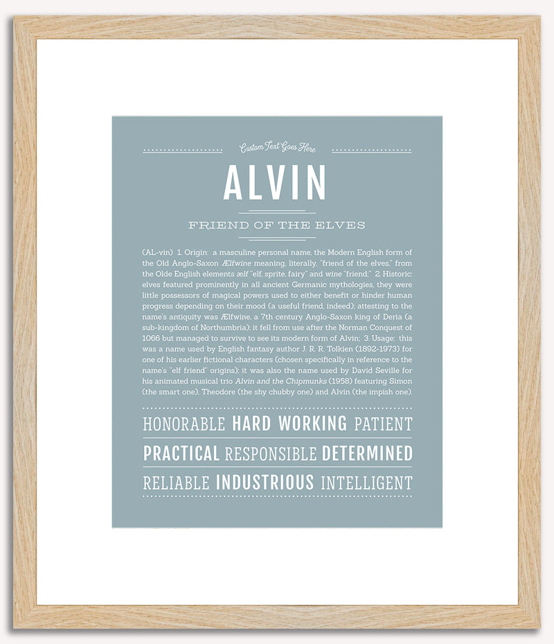 Alvin | Name Art Print