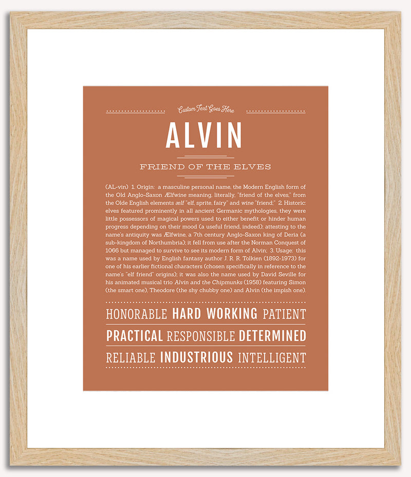 Alvin | Name Art Print