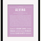 Frame Options | Lilac | Black Frame, Matted