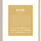 Alysa | Name Art Print