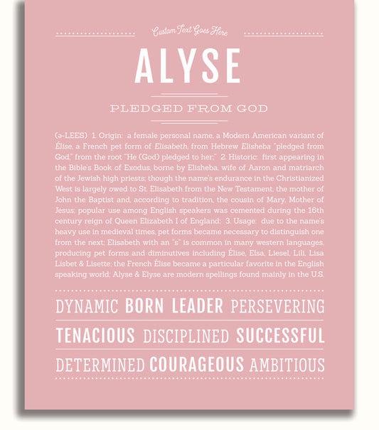 Frame Options | Dusty Rose | No Frame
