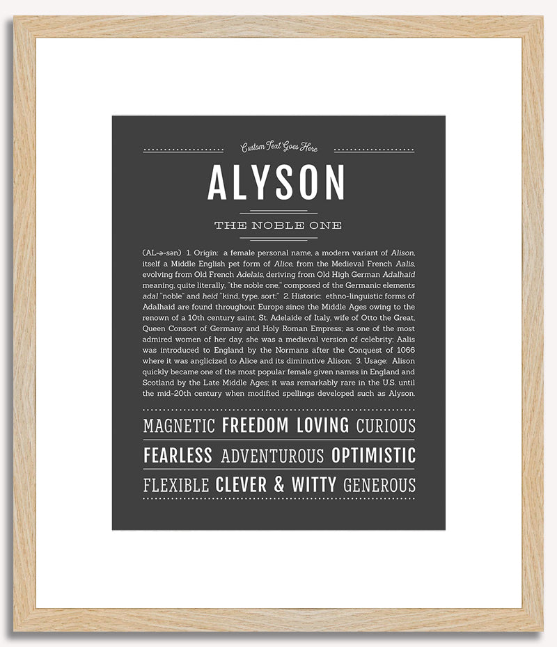 Alyson | Name Art Print