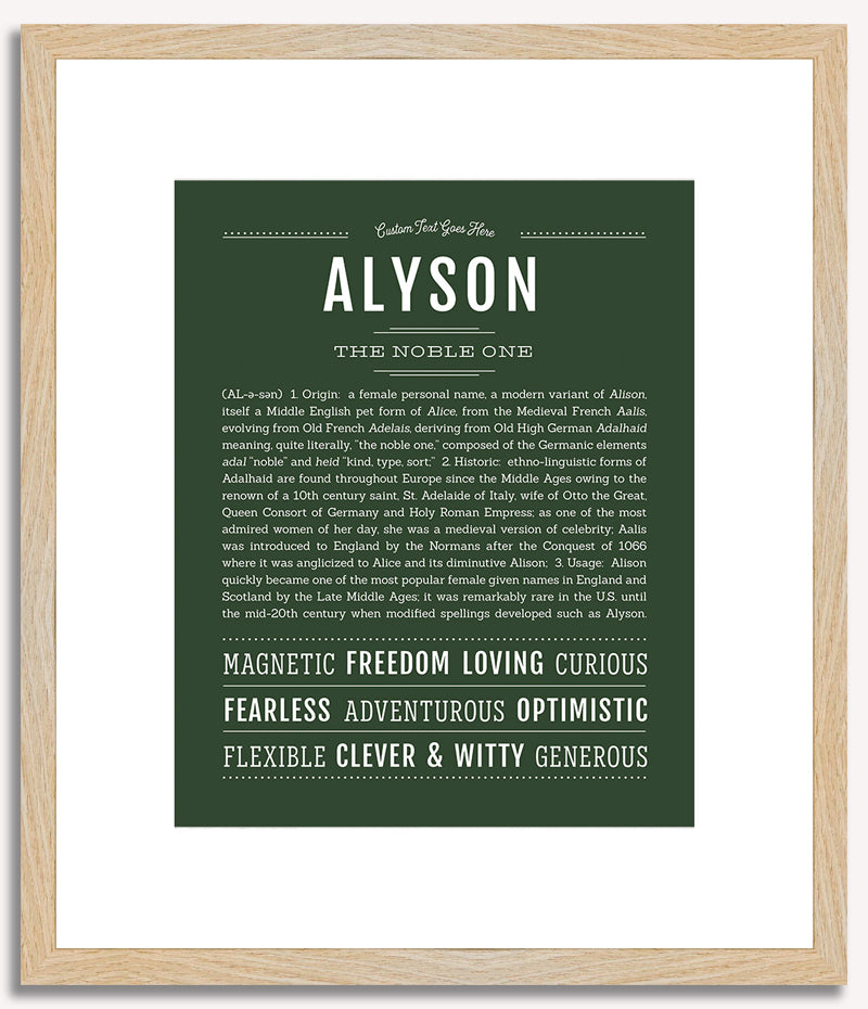 Alyson | Name Art Print