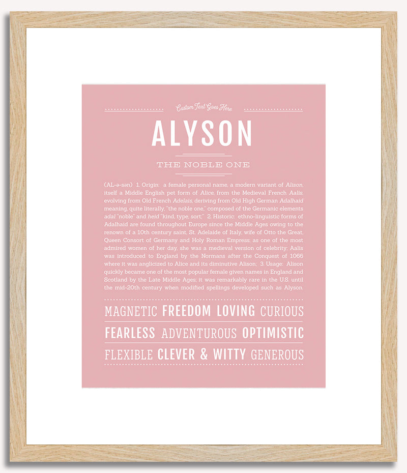 Alyson | Name Art Print