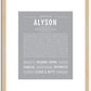 Alyson | Name Art Print