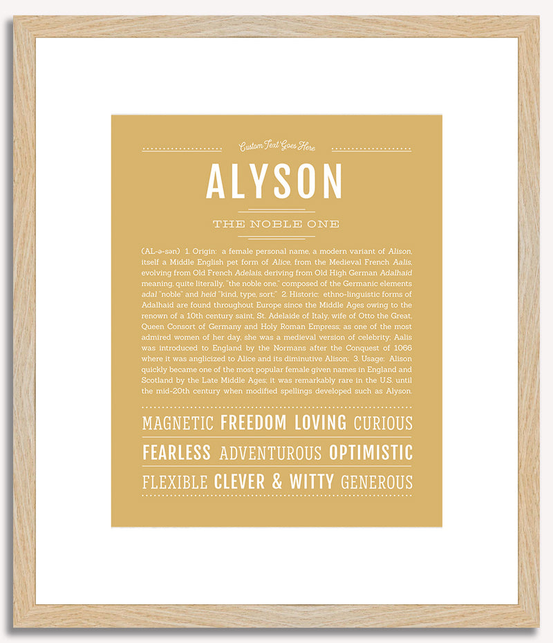 Alyson | Name Art Print