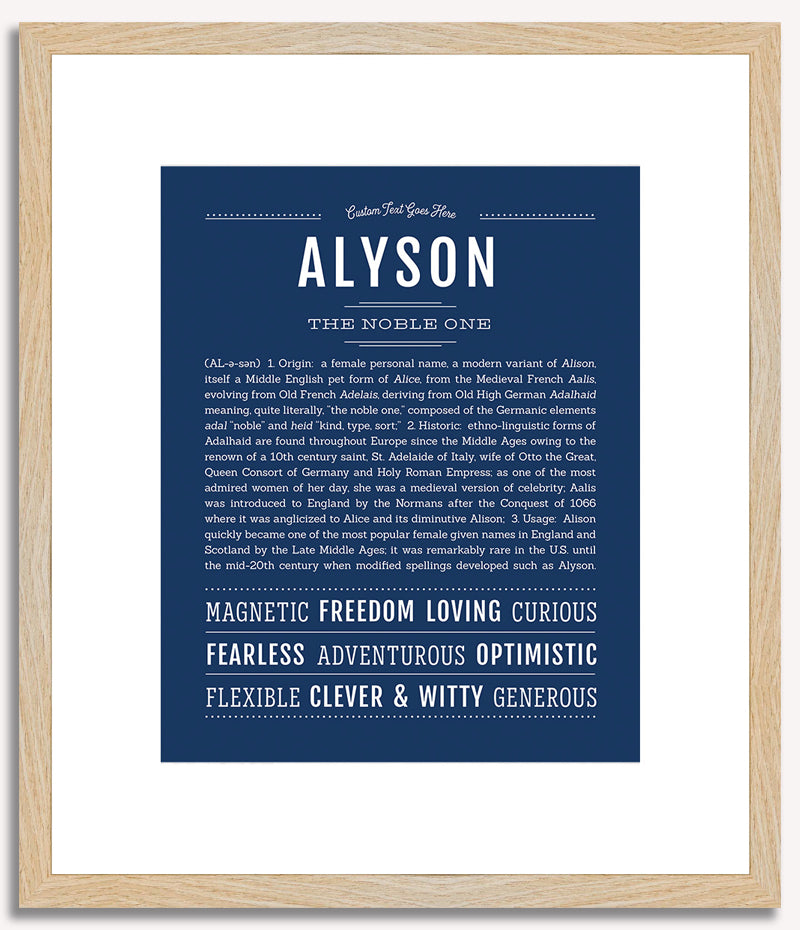 Alyson | Name Art Print