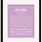 Frame Options | Lilac | Black Frame, Matted