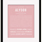 Frame Options | Dusty Rose | Black Frame, Matted