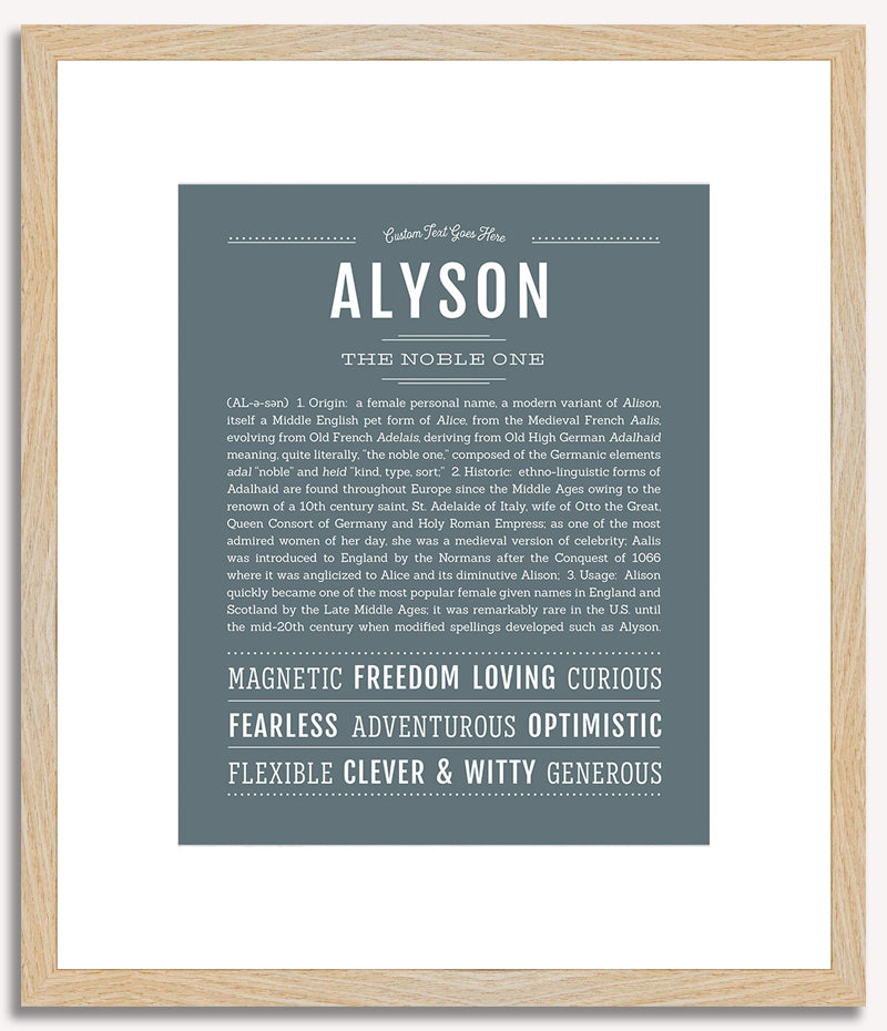 Alyson | Name Art Print