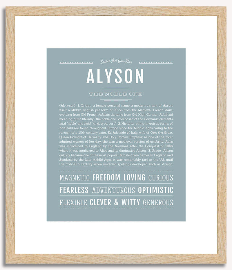 Alyson | Name Art Print