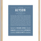 Alyson | Name Art Print