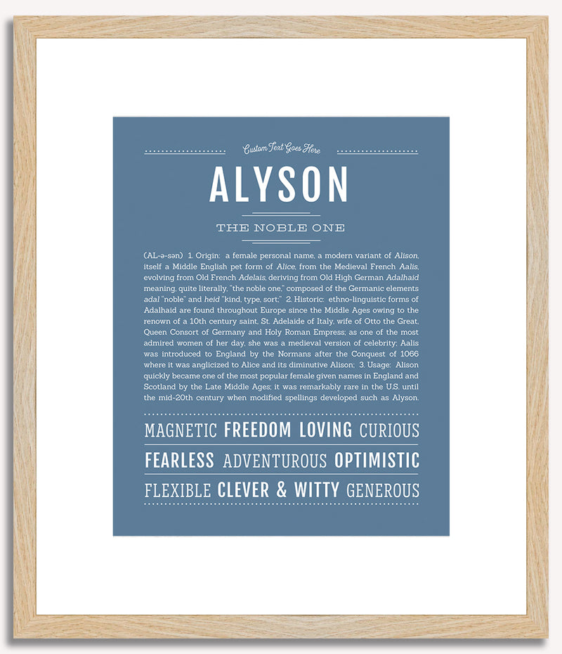 Alyson | Name Art Print