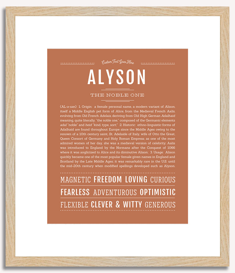 Alyson | Name Art Print