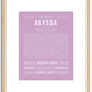 Alyssa | Name Art Print