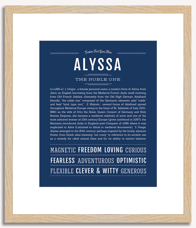 Alyssa | Name Art Print