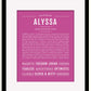 Frame Options | Dark Pink | Black Frame, Matted