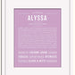 Frame Options | Lilac | White Frame, Matted