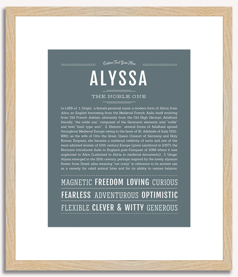 Alyssa | Name Art Print