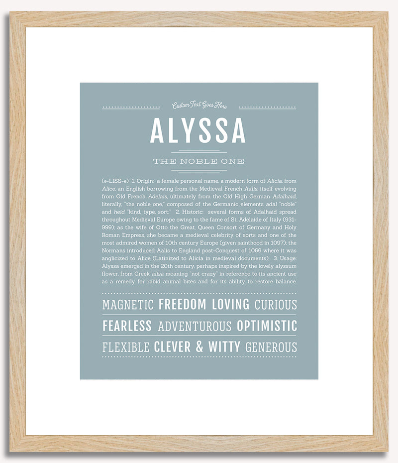 Alyssa | Name Art Print