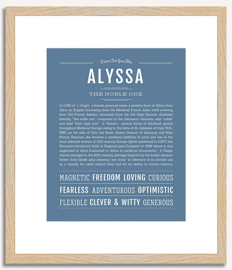 Alyssa | Name Art Print