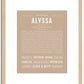 Alyssa | Name Art Print