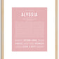 Alyssia | Name Art Print