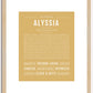 Alyssia | Name Art Print