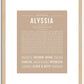 Alyssia | Name Art Print