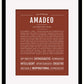 Frame Options | Bordeaux | Black Frame, Matted