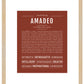 Frame Options | Bordeaux | Maple Frame, Matted
