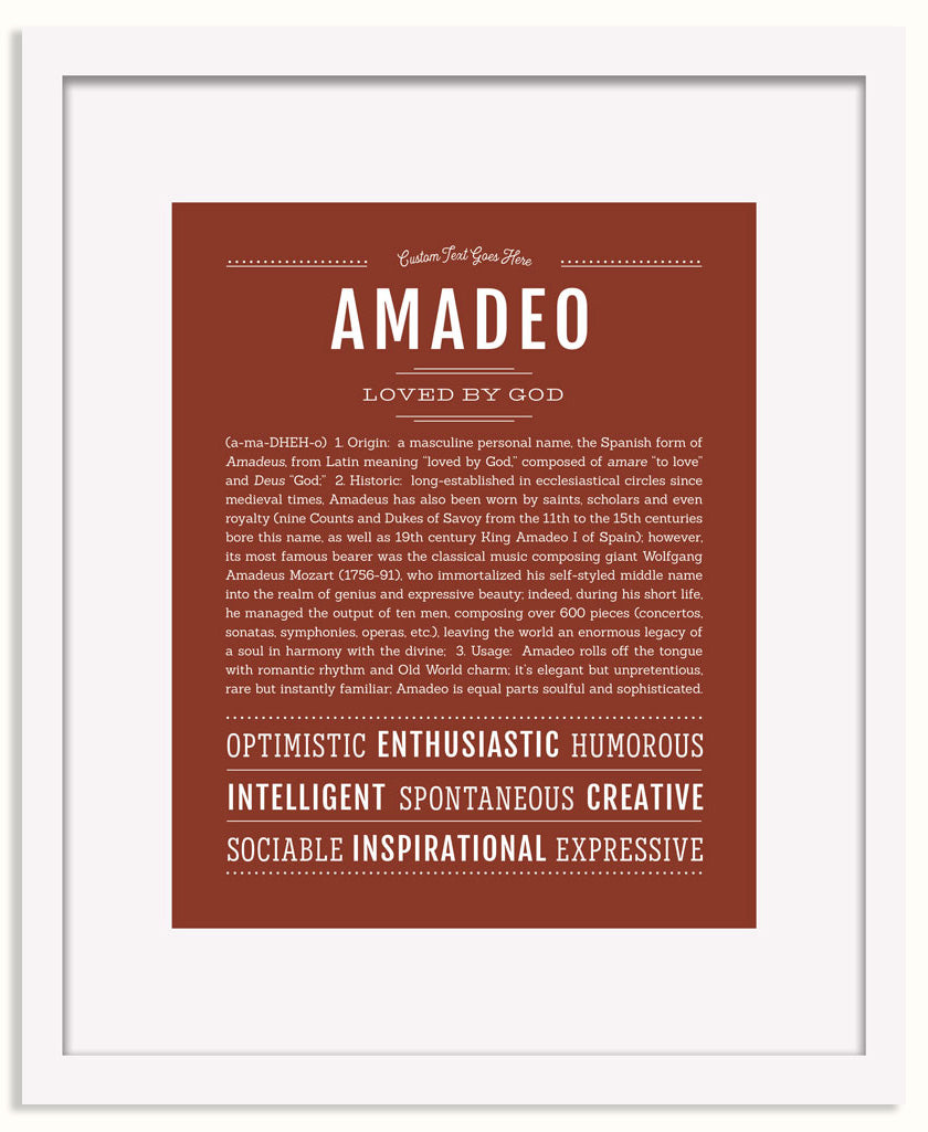 Frame Options | Bordeaux | White Frame, Matted
