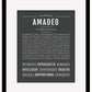 Frame Options | Charcoal Gray | Black Frame, Matted