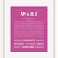Frame Options | Dark Pink | White Frame, Matted