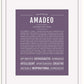Frame Options | Deep Purple | White Frame, Matted
