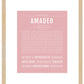 Frame Options | Dusty Rose | Maple Frame, Matted