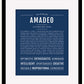 Frame Options | Midnight Blue | Black Frame, Matted