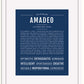 Frame Options | Midnight Blue | White Frame, Matted