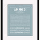 Frame Options | Powder Blue | Black Frame, Matted