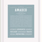 Frame Options | Powder Blue | White Frame, Matted