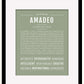 Frame Options | Sage | Black Frame, Matted