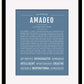 Frame Options | Steele Blue | Black Frame, Matted