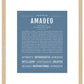 Frame Options | Steele Blue | Maple Frame, Matted