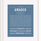 Frame Options | Steele Blue | White Frame, Matted