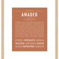 Frame Options | Terra Cotta | Maple Frame, Matted