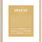 Amadeus | Name Art Print