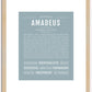 Amadeus | Name Art Print