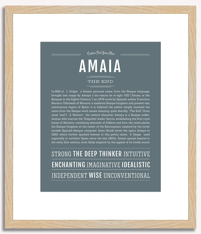 Amaia | Name Art Print