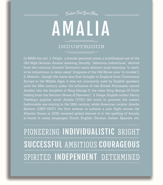 Frame Options | Powder Blue | No Frame
