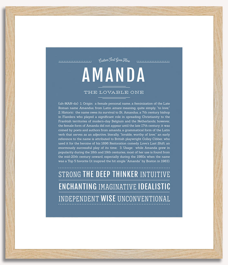 Amanda | Name Art Print